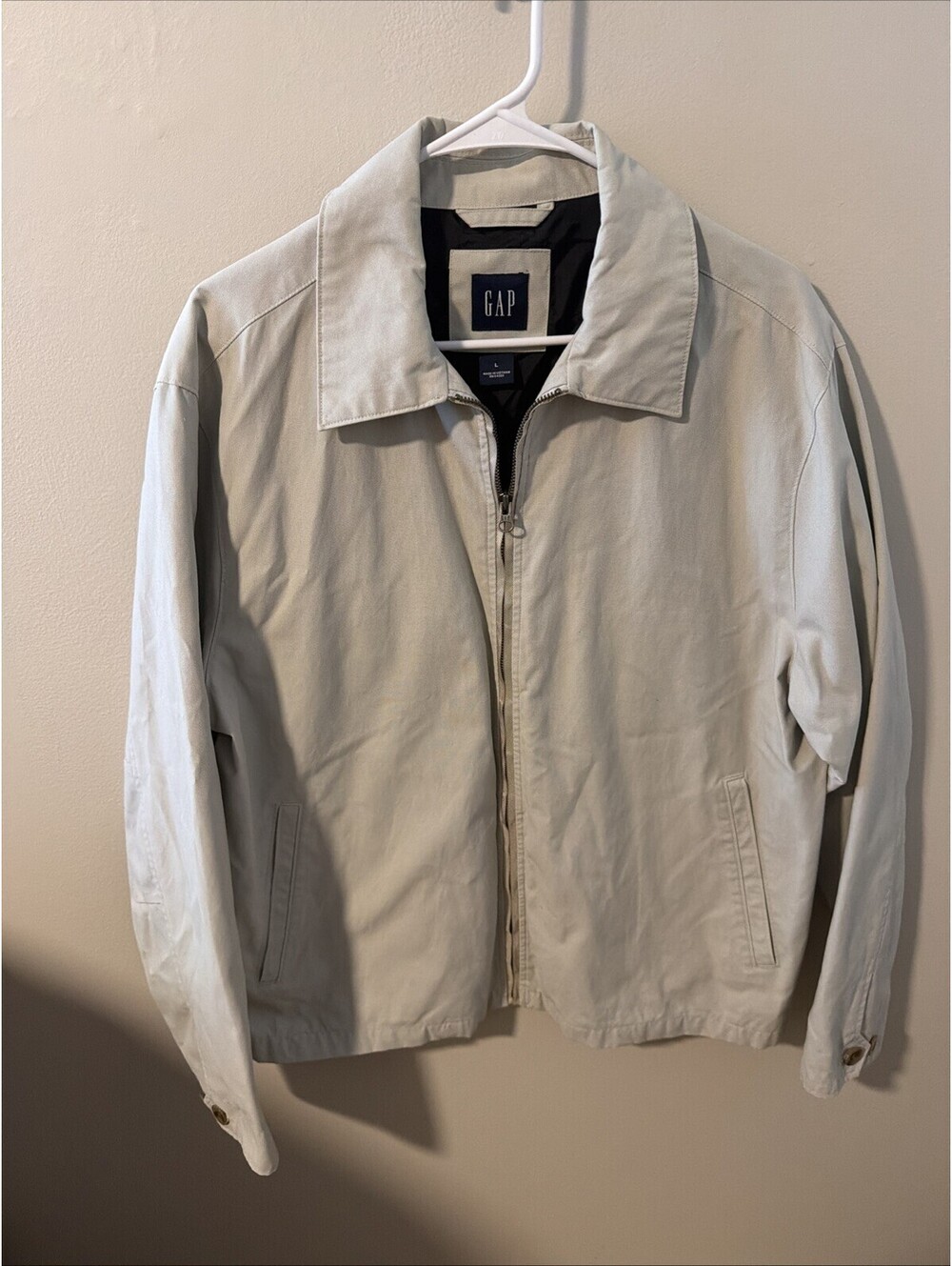Vintage Gap Harrington Full Zip Lightweight Bomber Zipper Jacket Men’s L